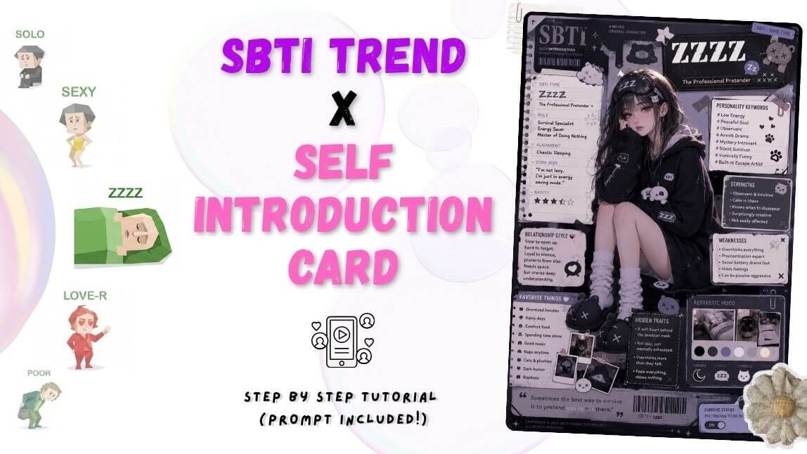 Create Your Own AI Self-Introduction Character Card with the SBTI Test