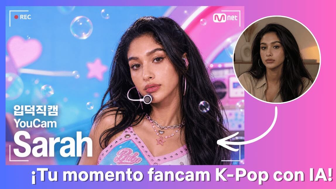 Fancam viral de show musical de K‑Pop con IA