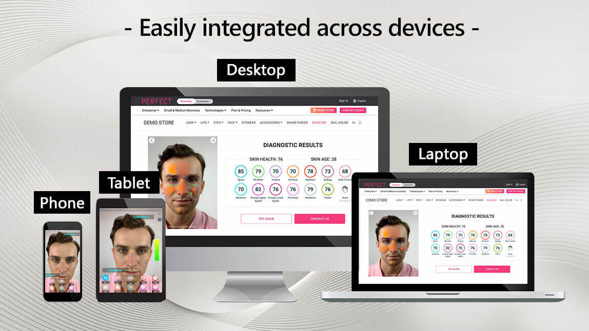 skin analysis omnichannel integration