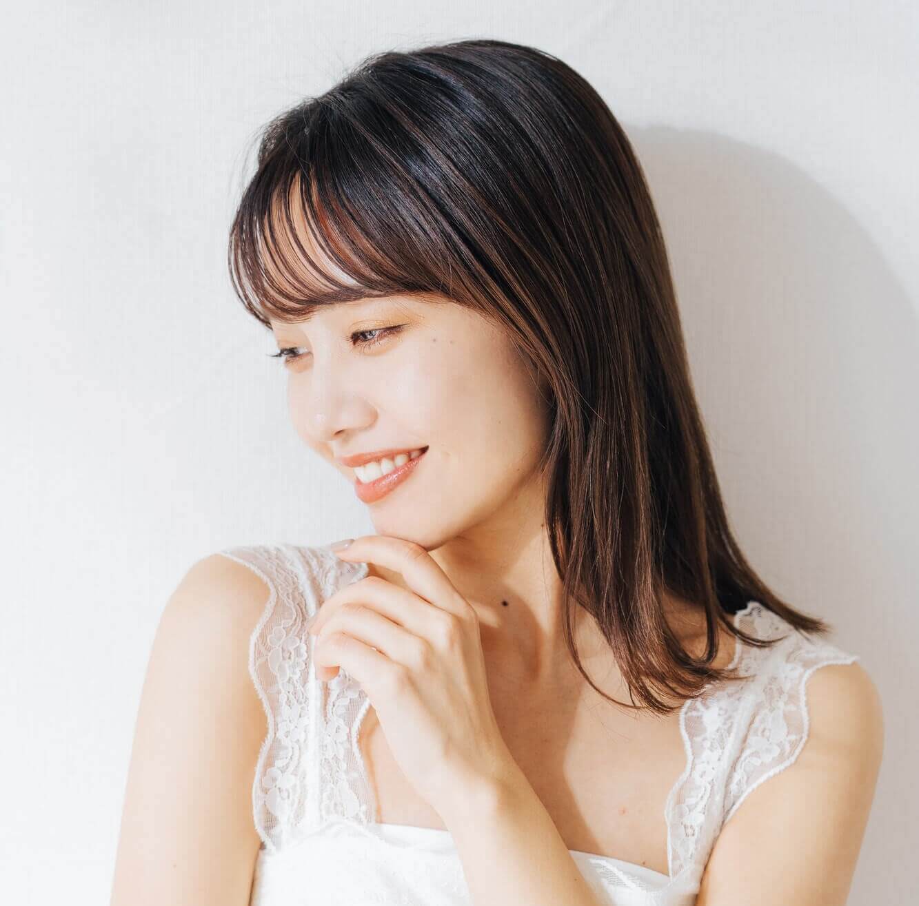 髪の毛がきれいな女性 髪の毛がきれいな女性