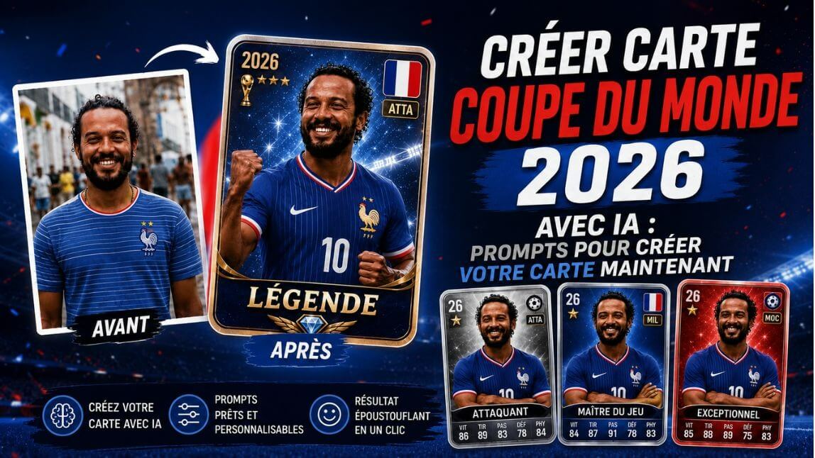vignette de la coupe du monde 2026 créée avec l’intelligence artificielle dans YouCam Editeur en Ligne
