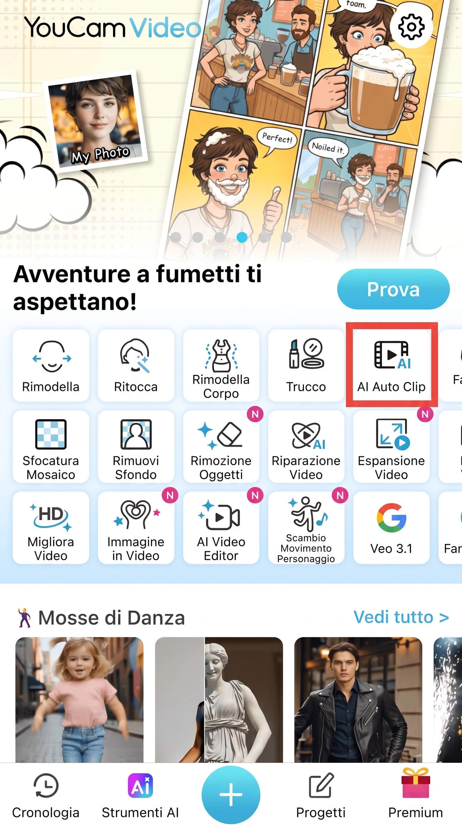 Miglior app per creare video con AI: YouCam Video
