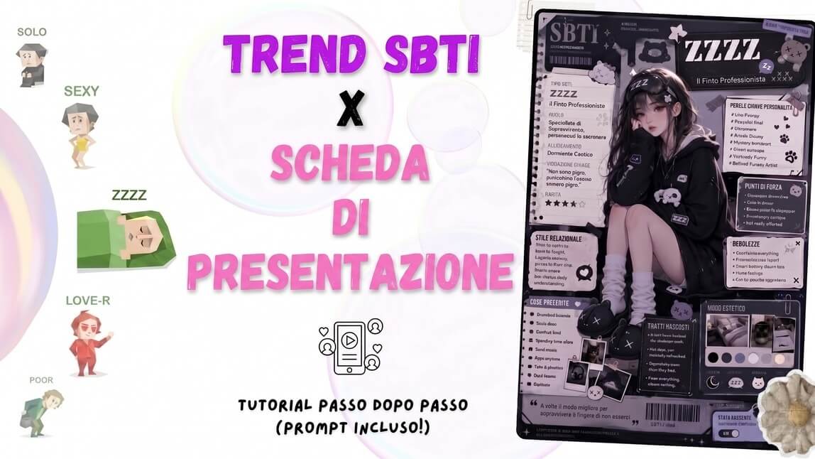 Crea Scheda Personaggio di Auto-Presentazione SBTI con AI