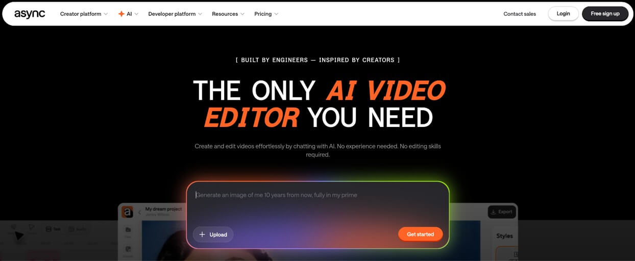 Async as a Fast, AI-Powered Video Editor for Content Teams