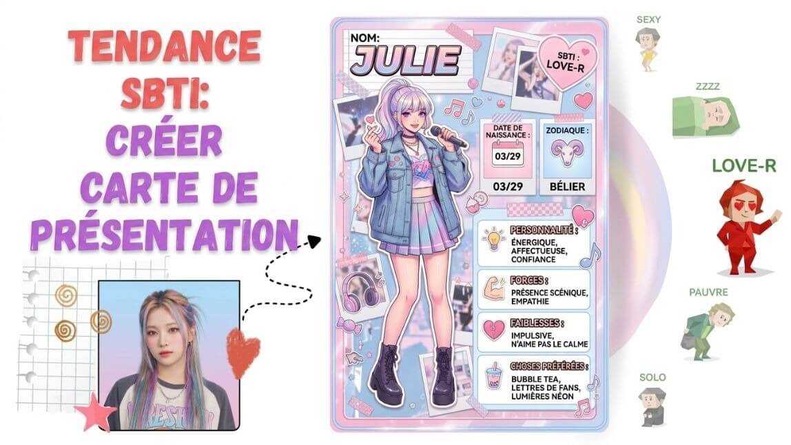 SBTI test : carte presentation
