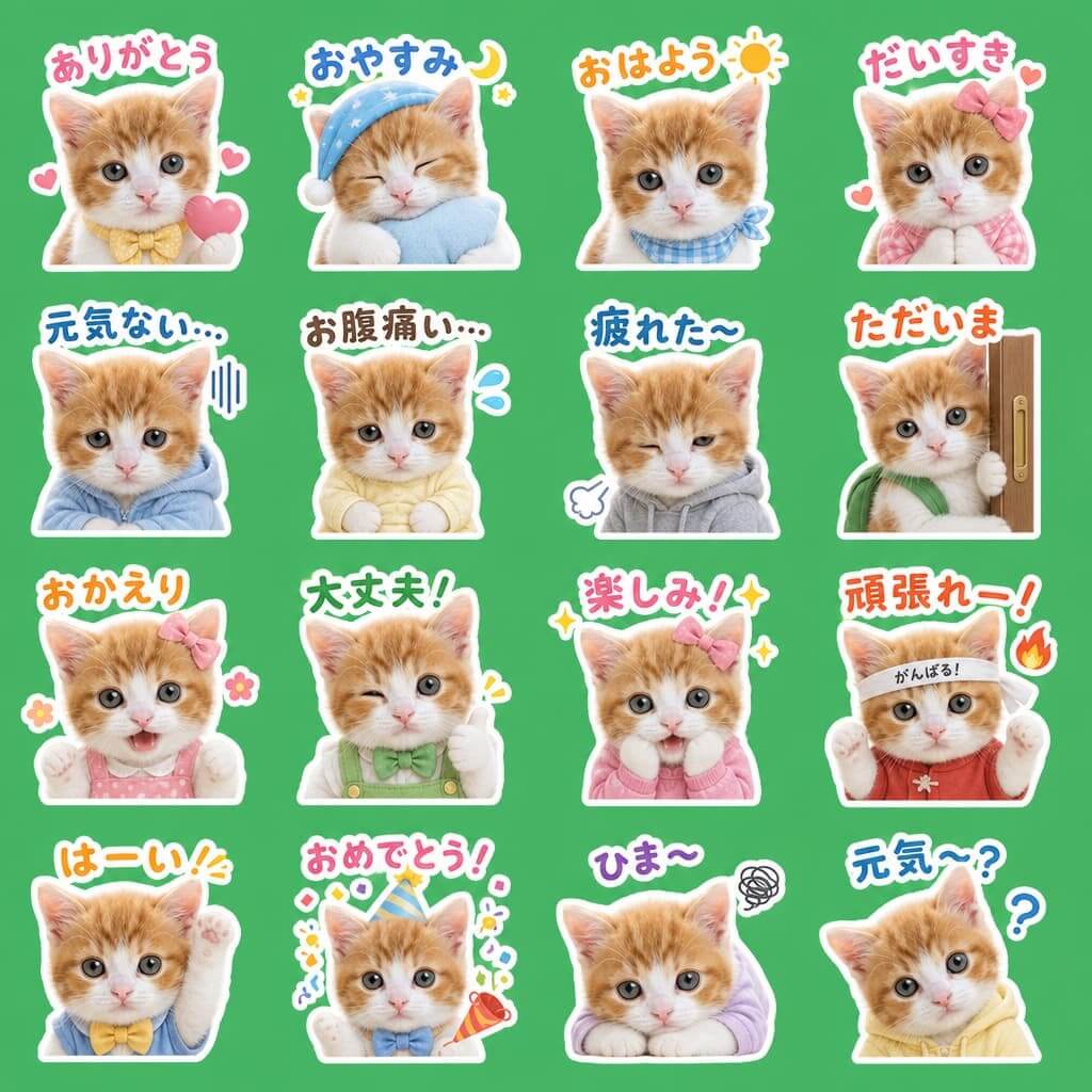 写真からiPhoneステッカーを作成