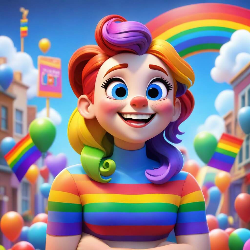 Poster Gratuiti a Tema Bandiera Arcobaleno