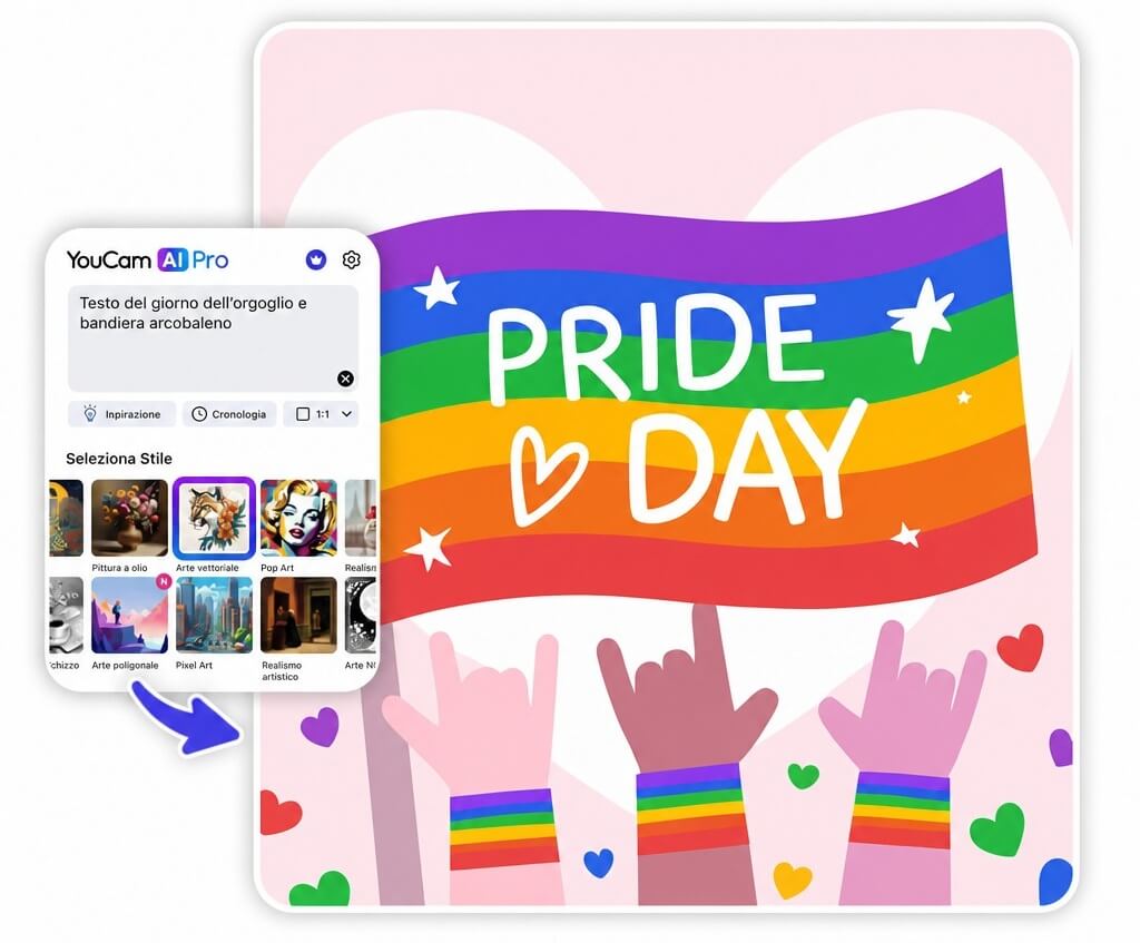Poster Gratuiti a Tema Bandiera Arcobaleno