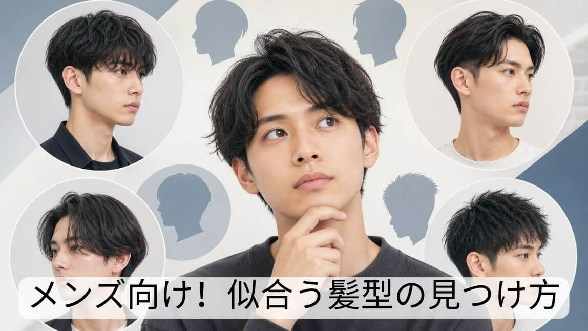 似合う髪型がわからない男性
