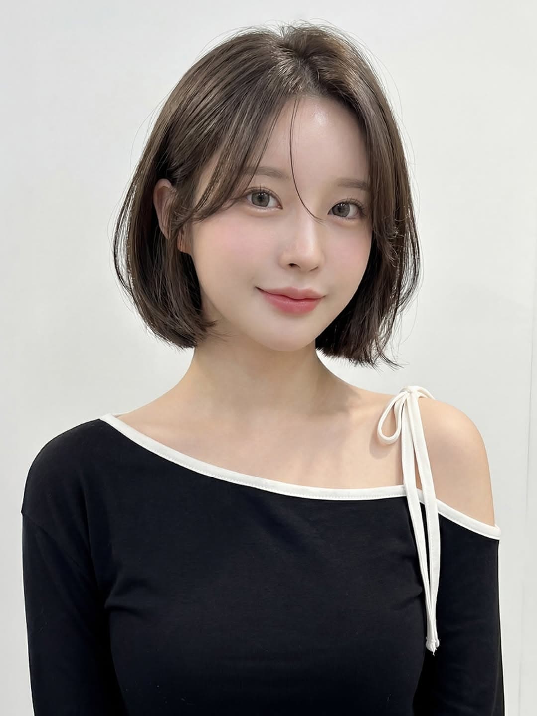 毛量の多い20・30代におすすめの結べる韓国風ボブ 毛量の多い20・30代におすすめの結べる韓国風ボブ