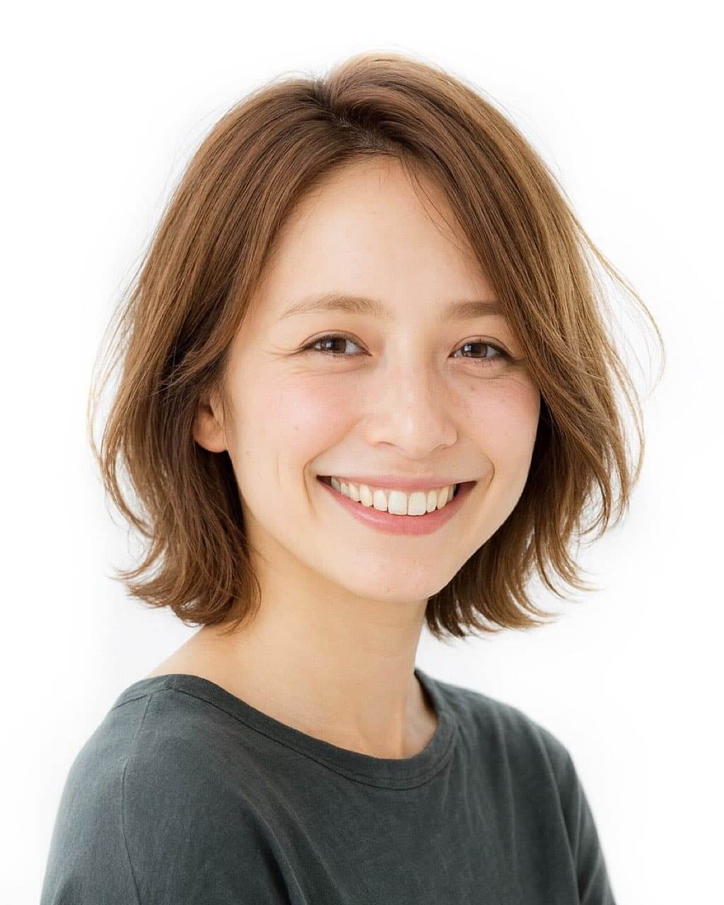 毛量の多い40代におすすめの結べるひし形ボブ 毛量の多い40代におすすめの結べるひし形ボブ