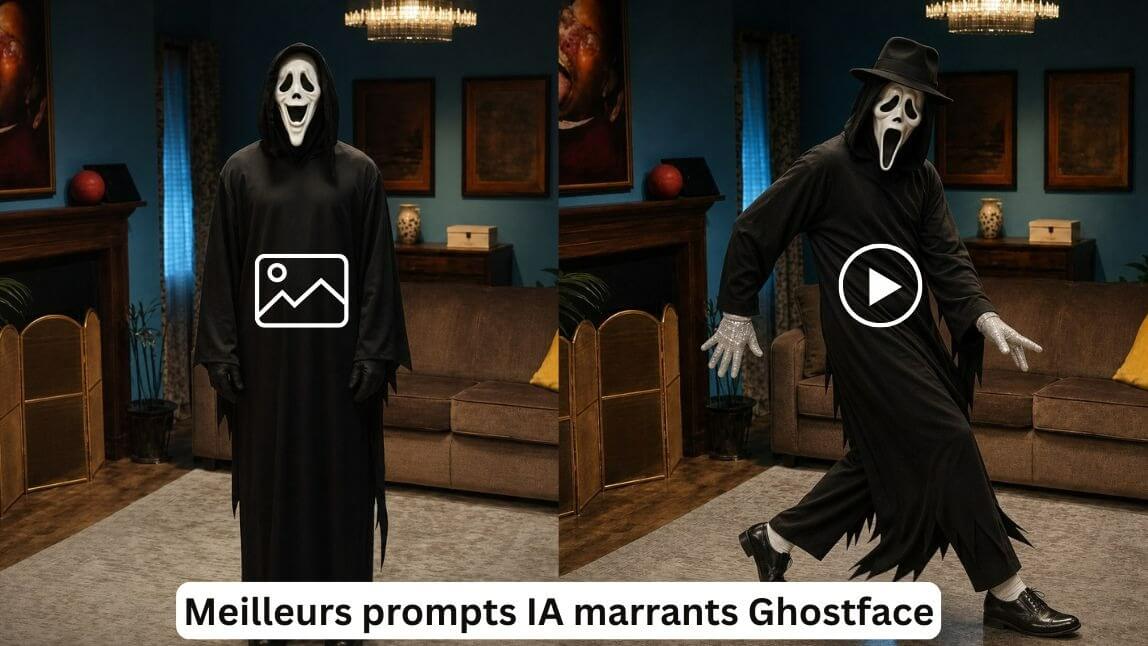 Tendance Ghostface IA Scream, scary movie prompt
