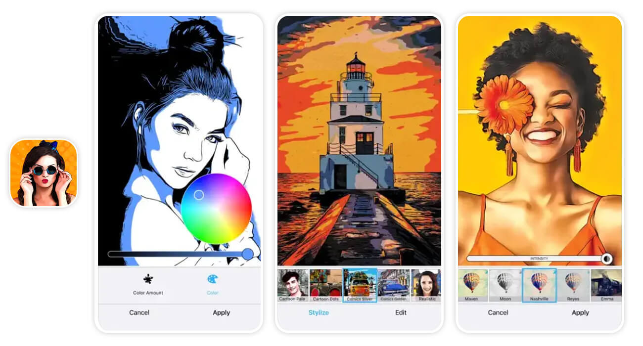 Create caricatures of your photos with Clip2Comic