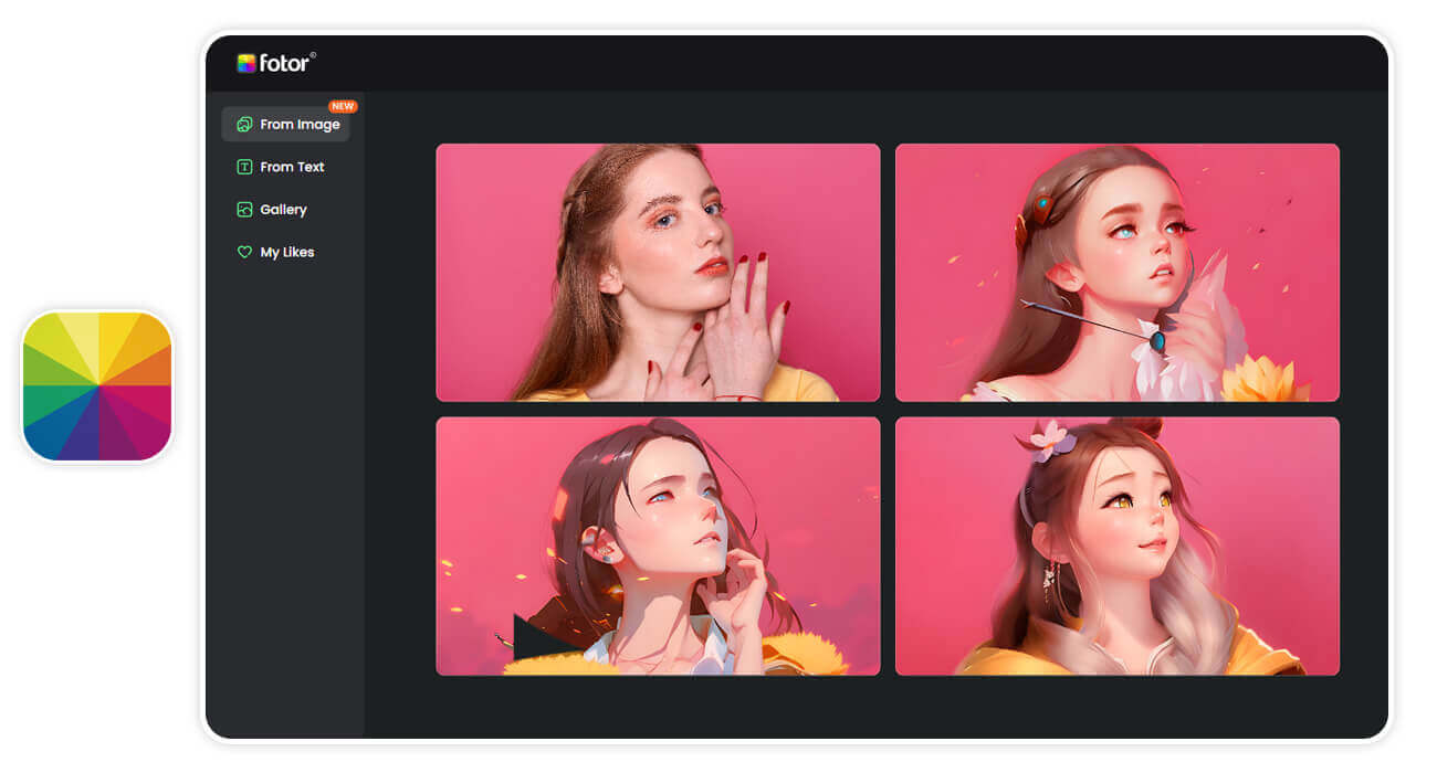 Try easy-to-use online cartoonizing tool from Fotor