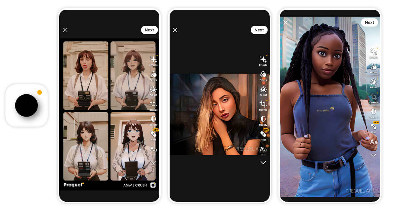 Turn photos into cartoon-like images with Prequel app