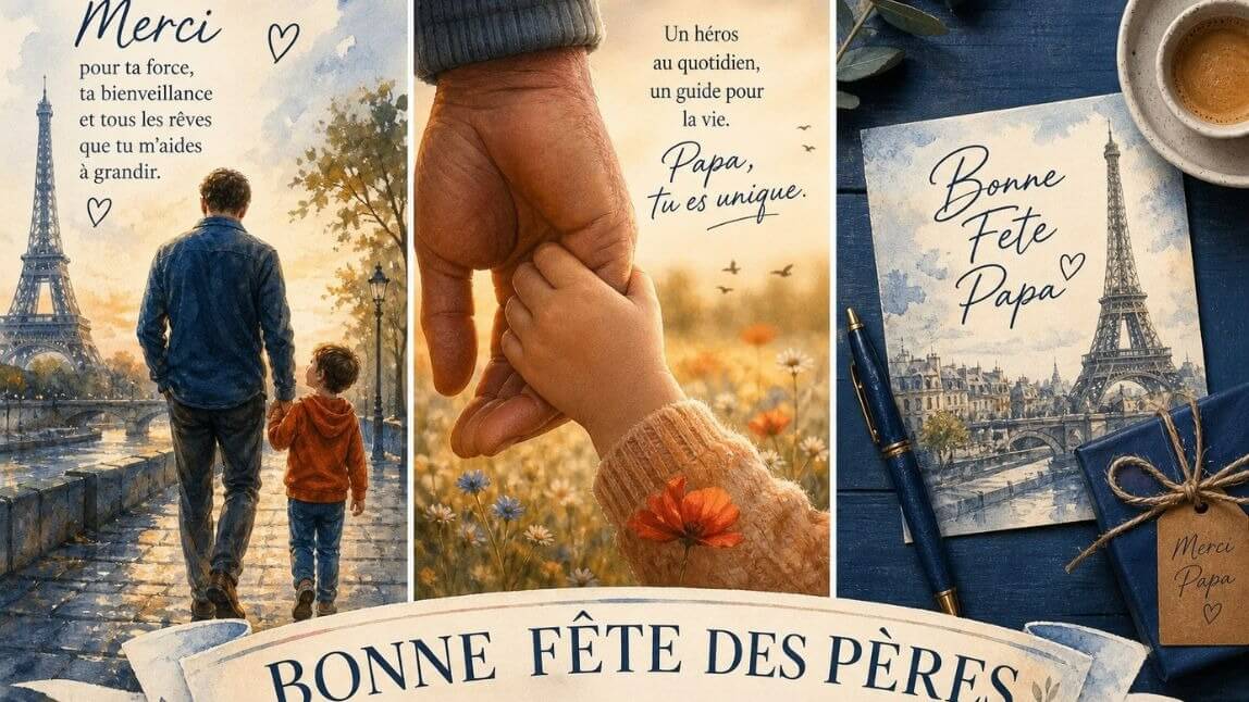 50+ Images, cartes et messages pour la Fête des Pères 2026 [Téléchargement GRATUIT]