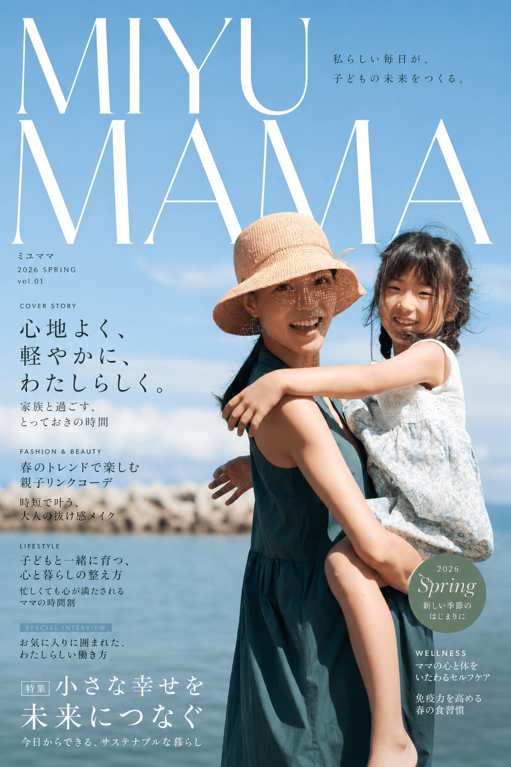 親子雑誌風 親子雑誌風