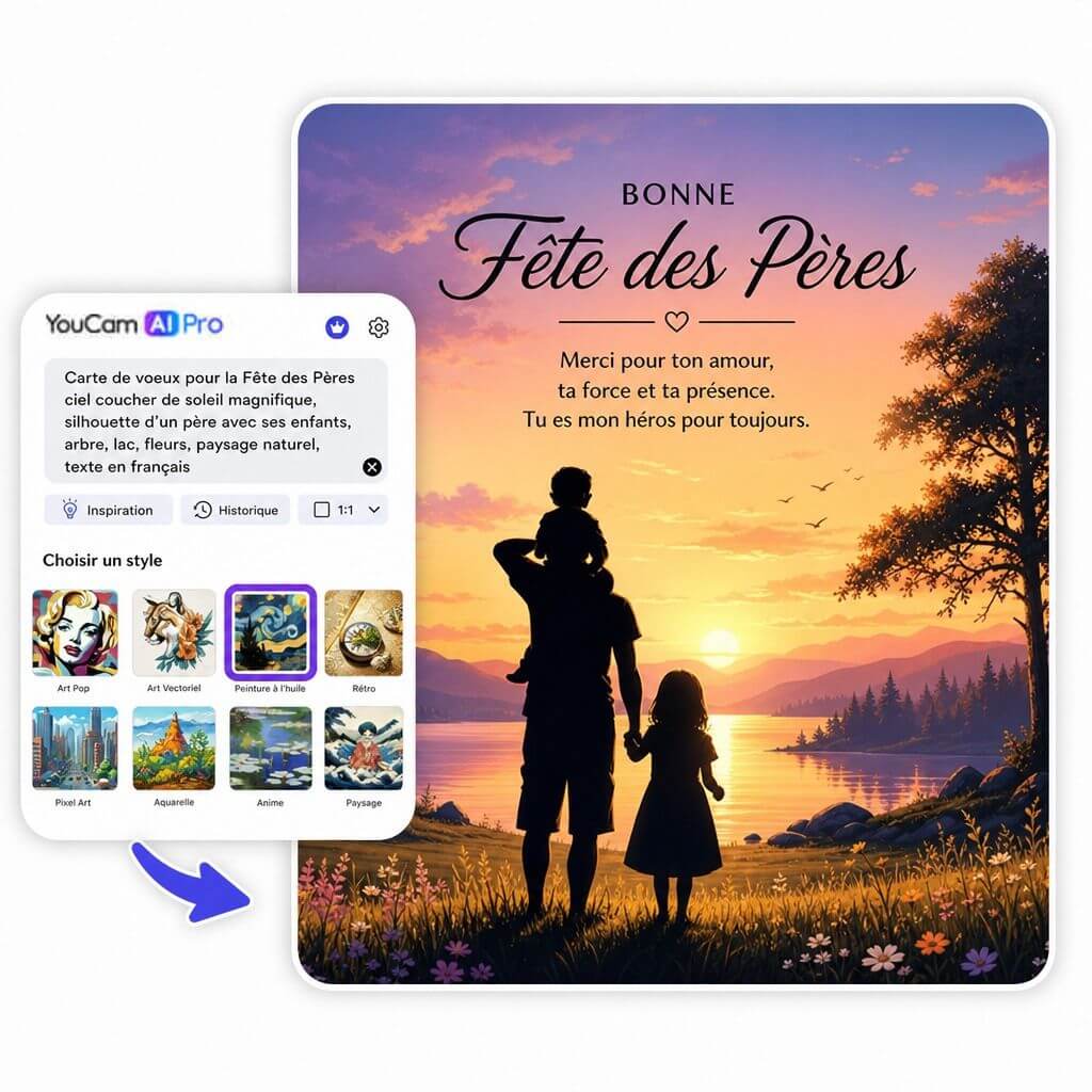 Carte fête des Pères Carte fête des Pères