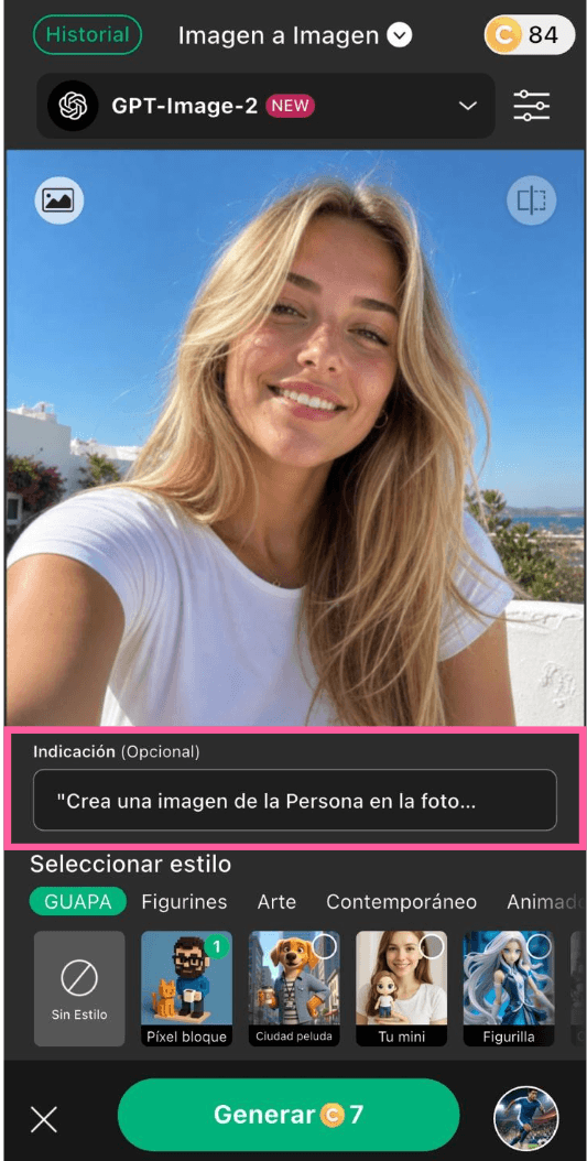 Crea imagenes del mundial