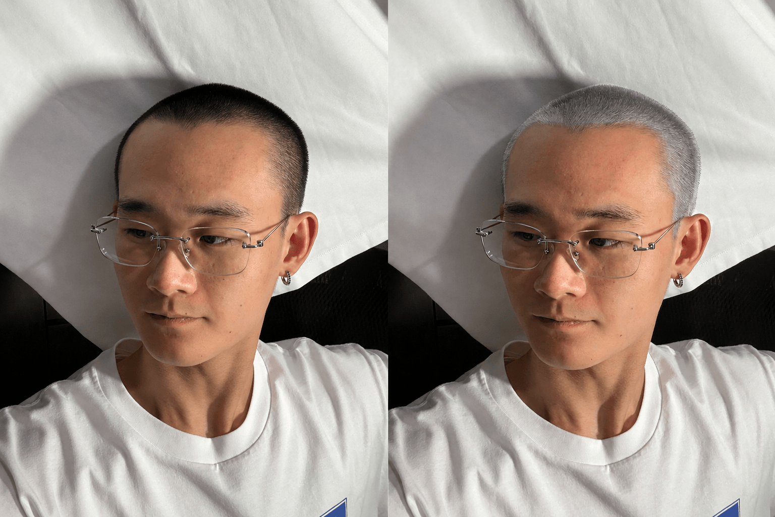 Gray Comparison with Original on Buzz Cut