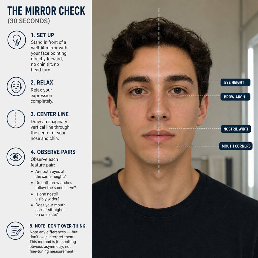 The Mirror Check (30 Seconds) The Mirror Check (30 Seconds)