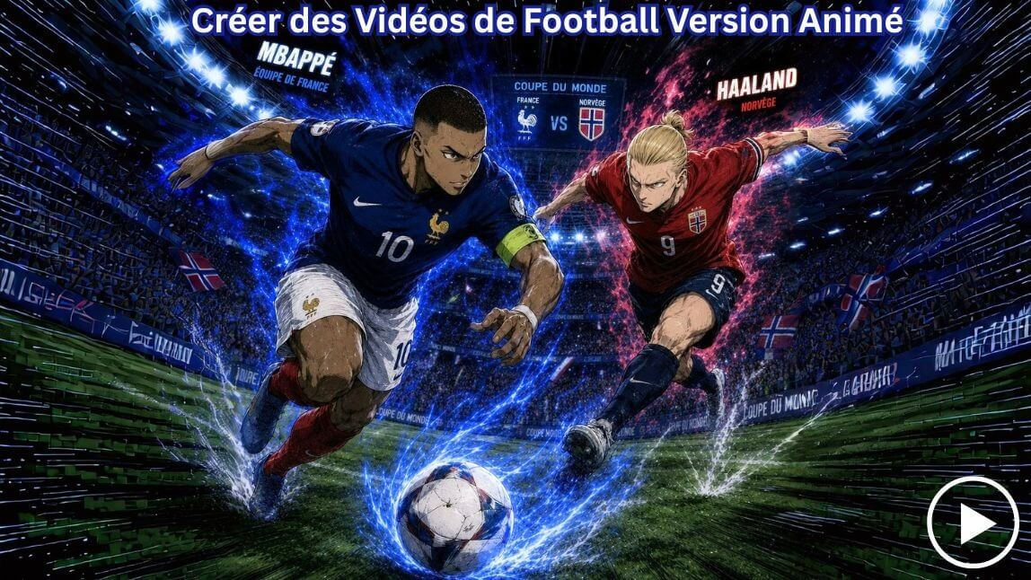 World Cup Anime Trend: Transformez les joueurs de Football en héros d’anime