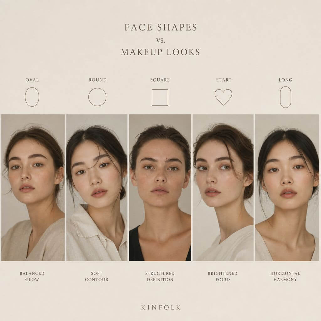 face analysis vs. makeup face analysis vs. makeup