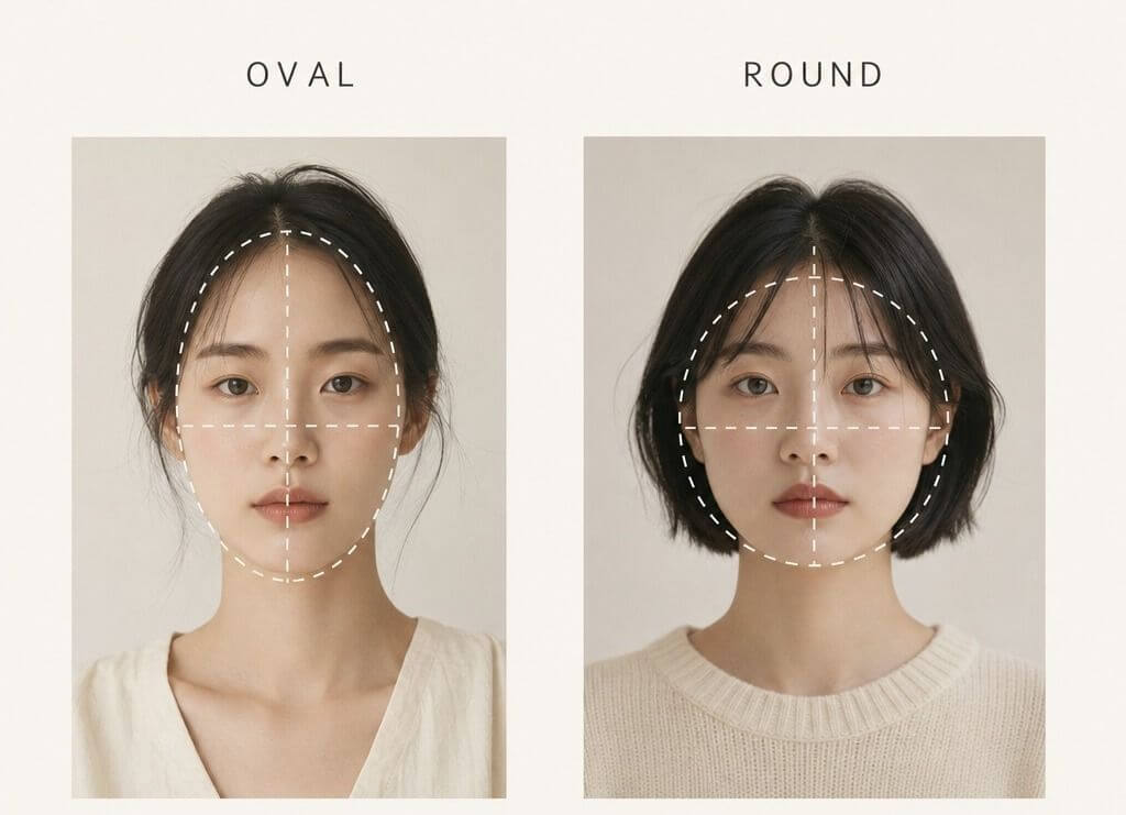 face analysis: different face shapes face analysis: different face shapes