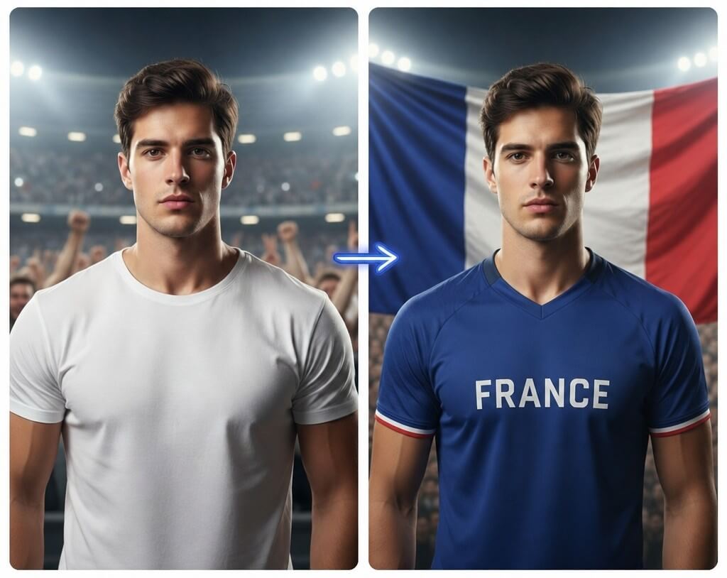 Coupe du monde 2026 Me voir en T shirt équipe de france de football pour