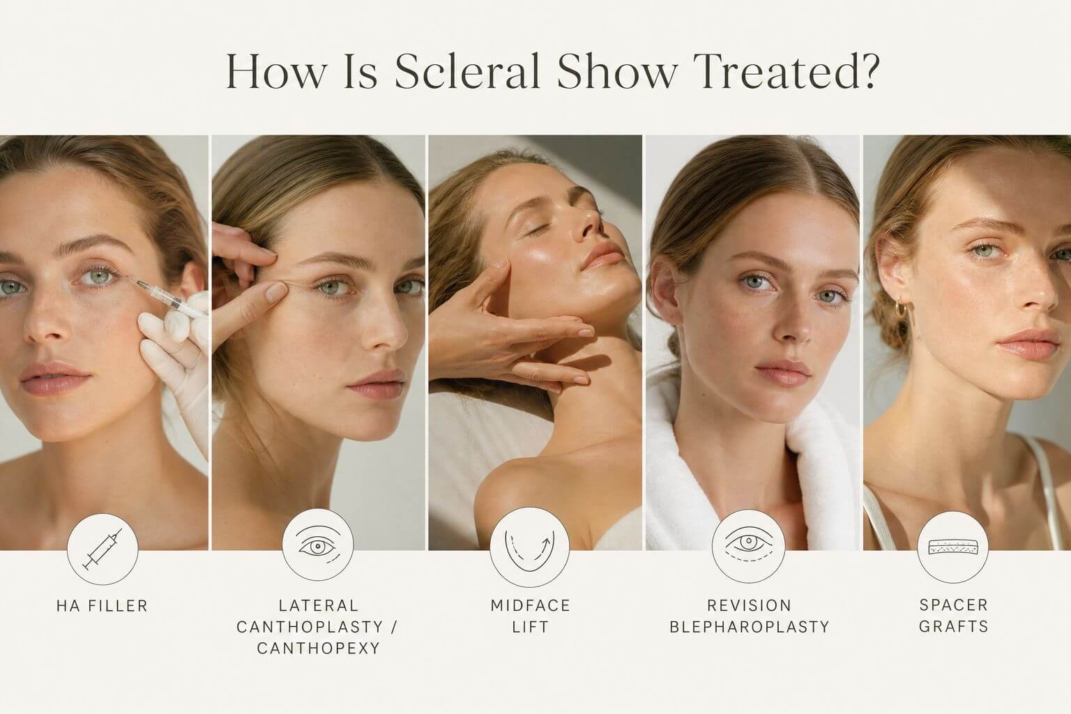 How Is Scleral Show Treated?