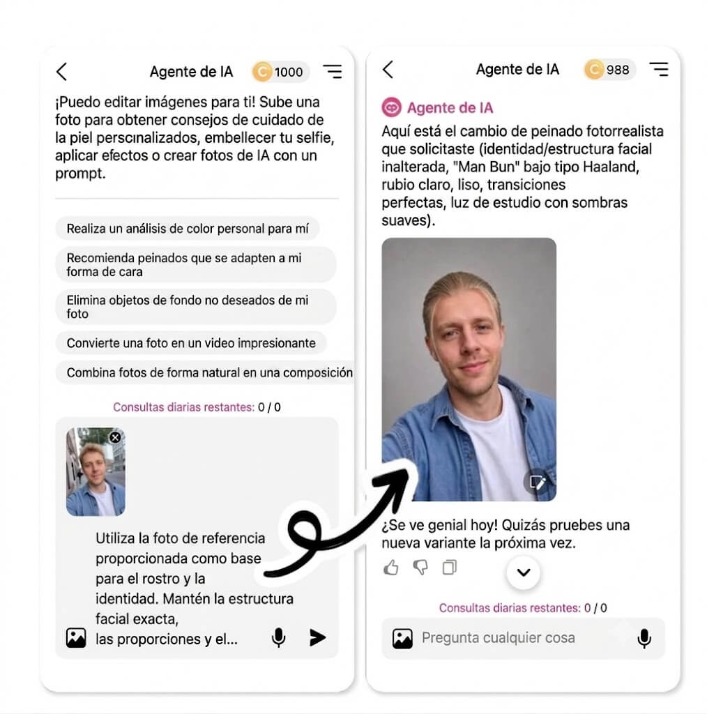 Proba el peinado de Haaland