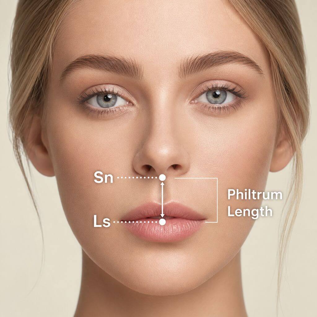 Philtrum Length Philtrum Length
