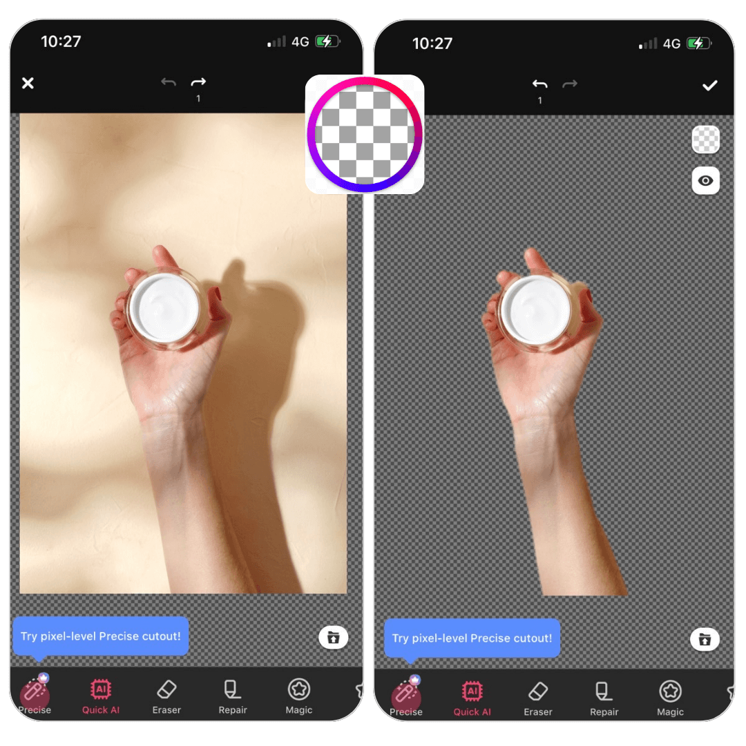 Background Remover App: BG Eraser Free background remover for iPhone to erase background