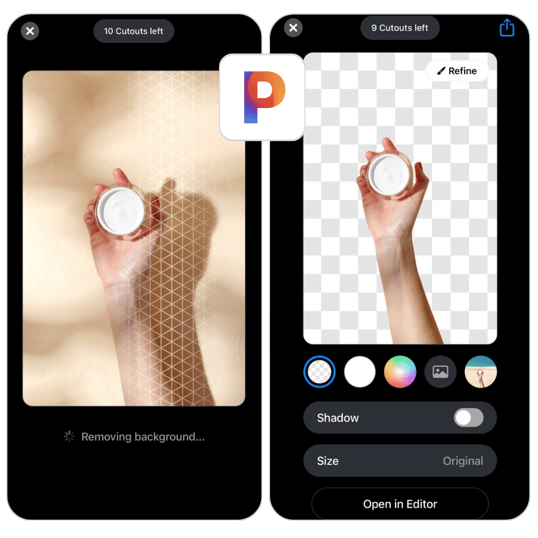 Background Remover App: Pixelcut Free background remover app for iPhone