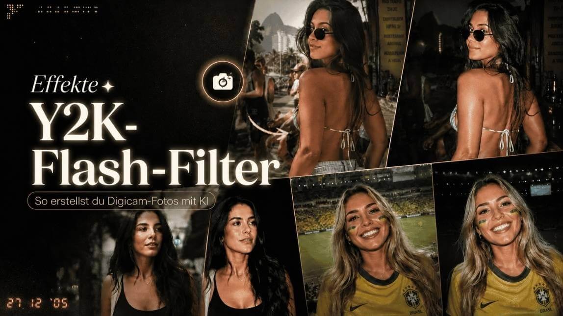 Y2K-Digicam-Effekt selbst erstellen: Digicam-Filter mit KI