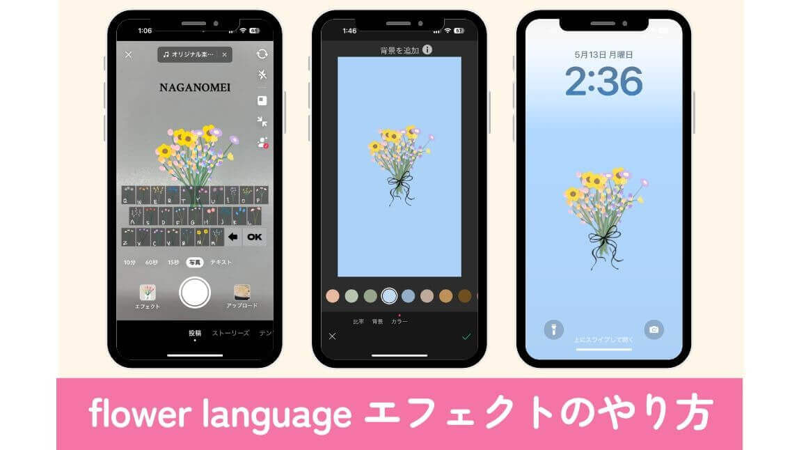 自分の名前で花束|フラワーランゲージ