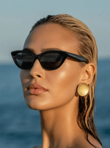 Sleek hair, coiffure de plage