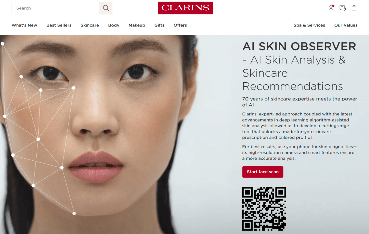 Clarins Drives Omnichannel Engagement Through AI—from Makeup VTO to Skincare Personalization Clarins Drives Omnichannel Engagement Through AI—from Makeup VTO to Skincare Personalization