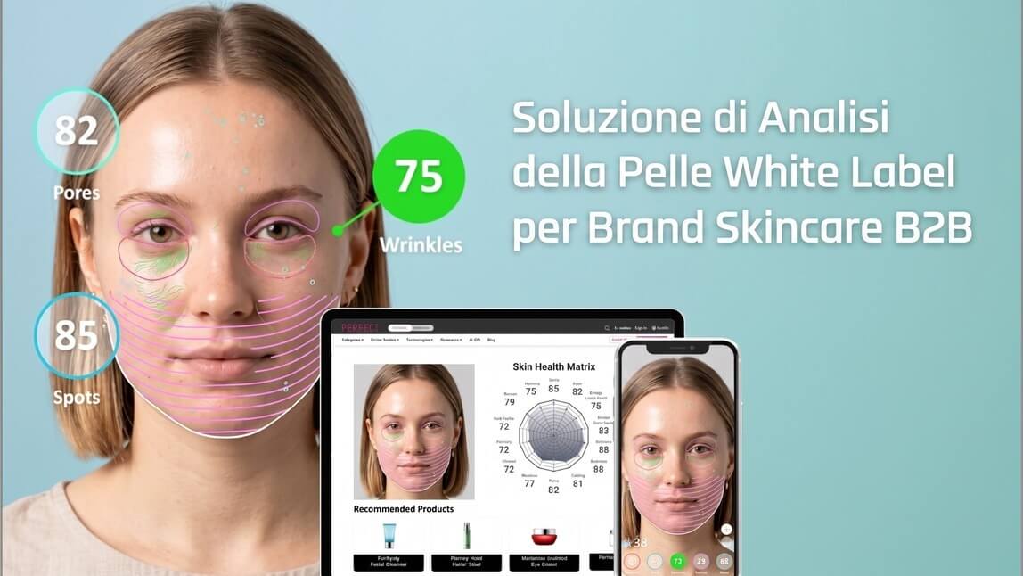 soluzione white label di analisi della pelle