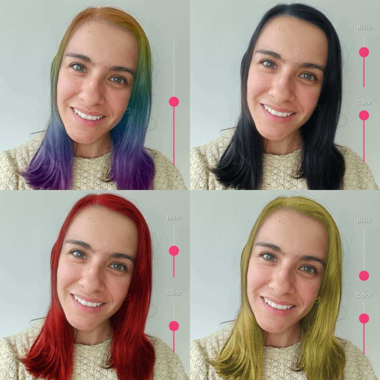 diseños de color de cabello
