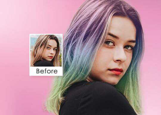 App para cambiar color de cabello