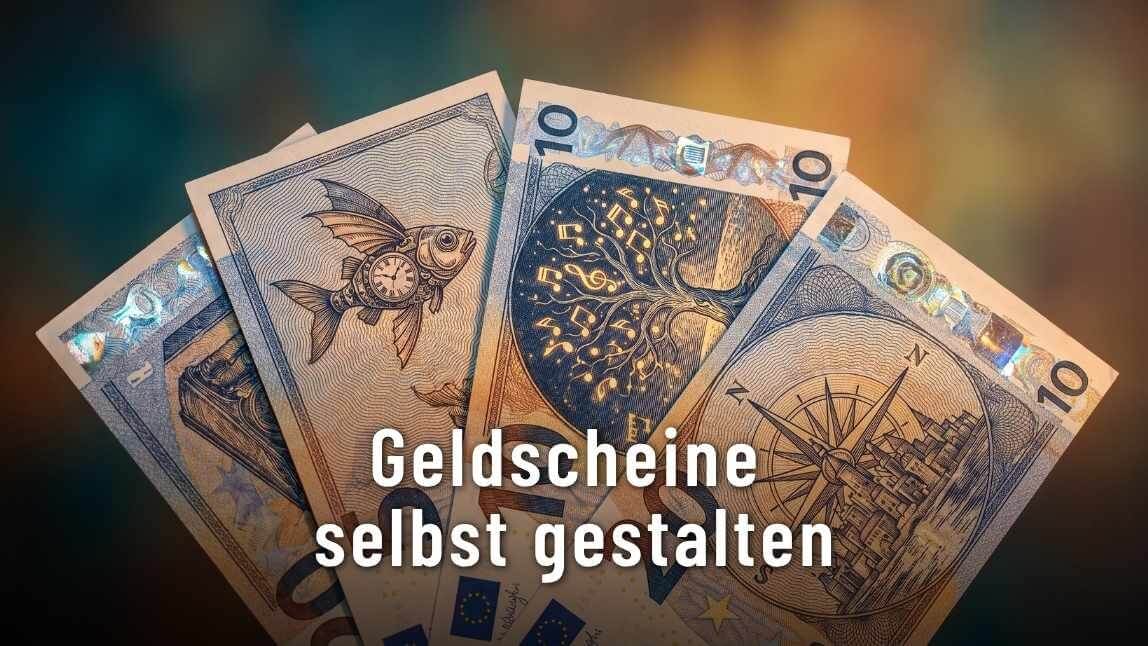 Euroscheine selbst gestalten mit KI: Tutorial & Ideen