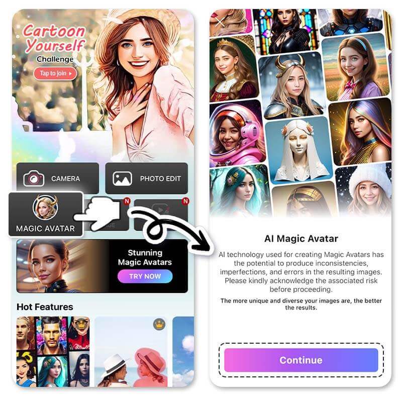 App para crear avatar