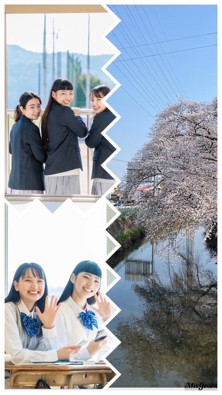 Mixgramで複数の写真を1枚にまとめた画像