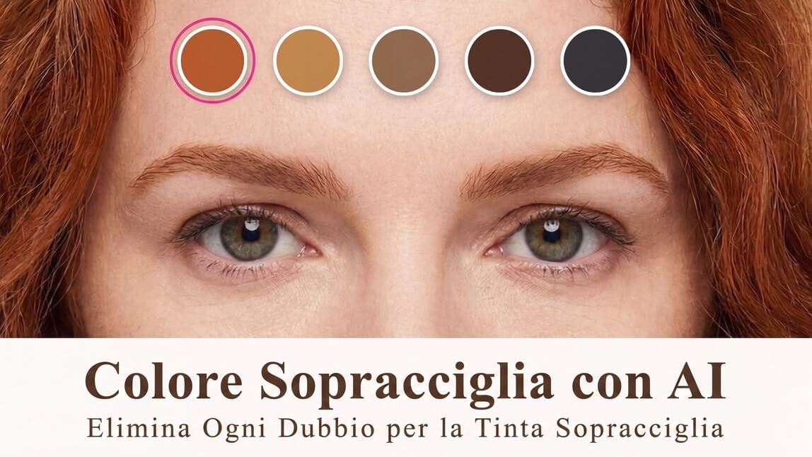 Tinta Sopracciglia con AI: Come Consigliare Colore Sopracciglia