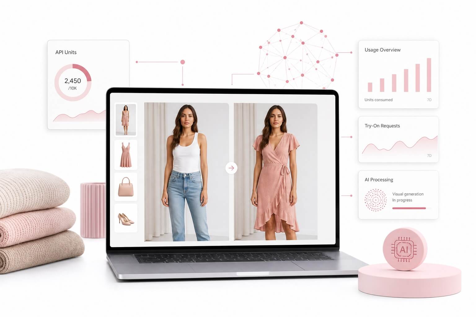 Ecommerce using virtual try-on API for AI clothes experiences Ecommerce using virtual try-on API for AI clothes experiences