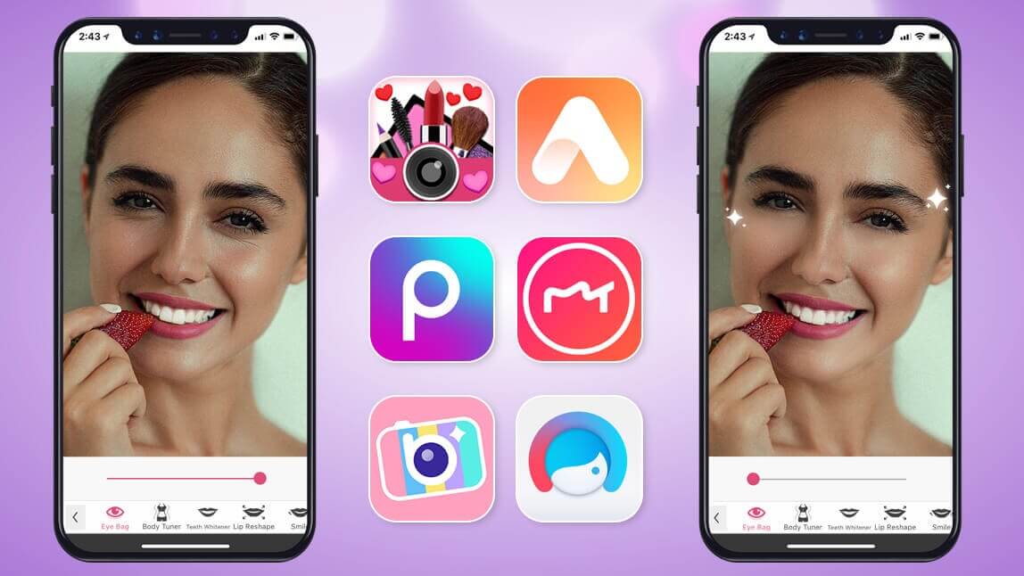 7 mejores apps para quitar ojeras de los ojos en fotos