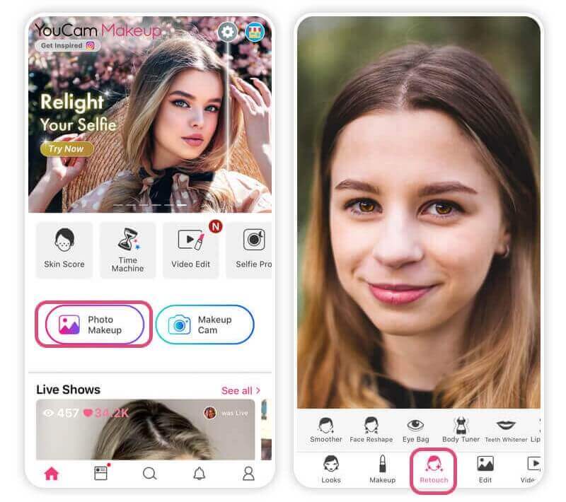 sube la foto a la que le quieres eliminar las ojeras sube la foto a la que le quieres eliminar las ojeras