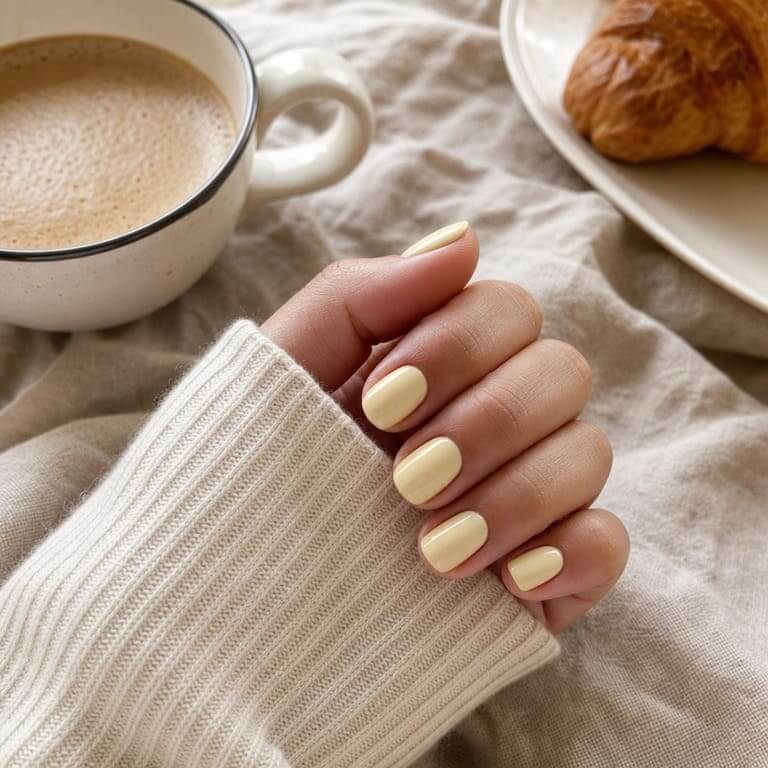 Butter Yellow Nails: cremiges Gelb als sanfter Sommer-Nagellack