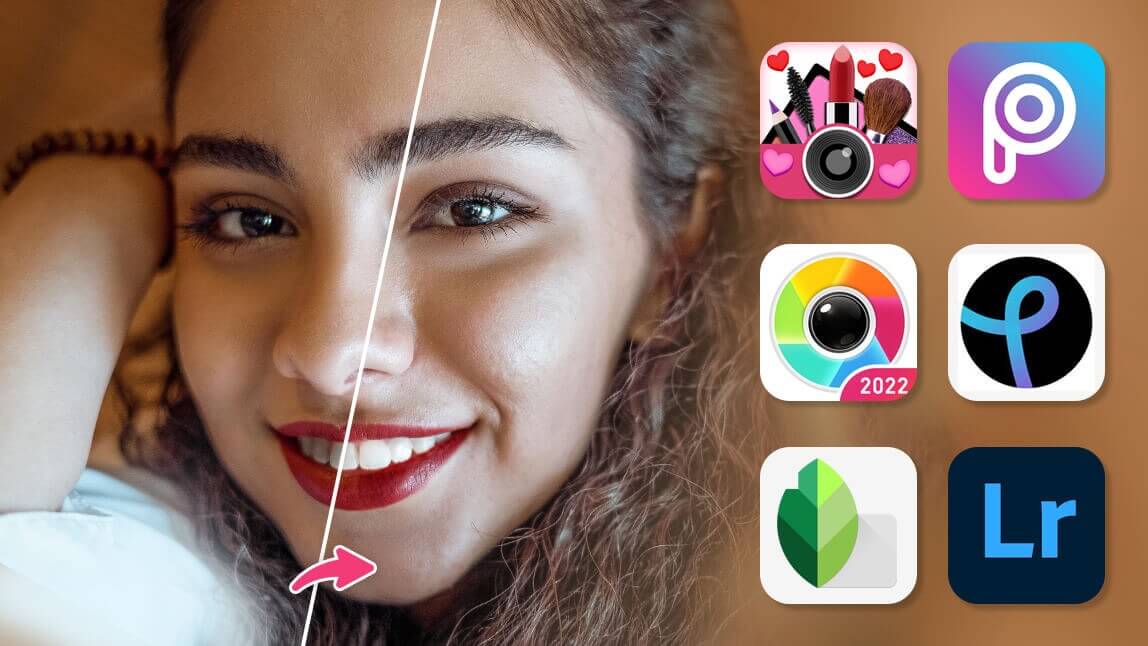 ¡Encuentra la mejor aplicación para blanquear dientes en fotos en iPhone y Android con estas apps, YouCam Makeup, FaceTune, AirBrush, Picsart, Snapseed y más!